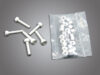 Bolt set socket head cap screw .75 inch long silver plated 25 per pkg.